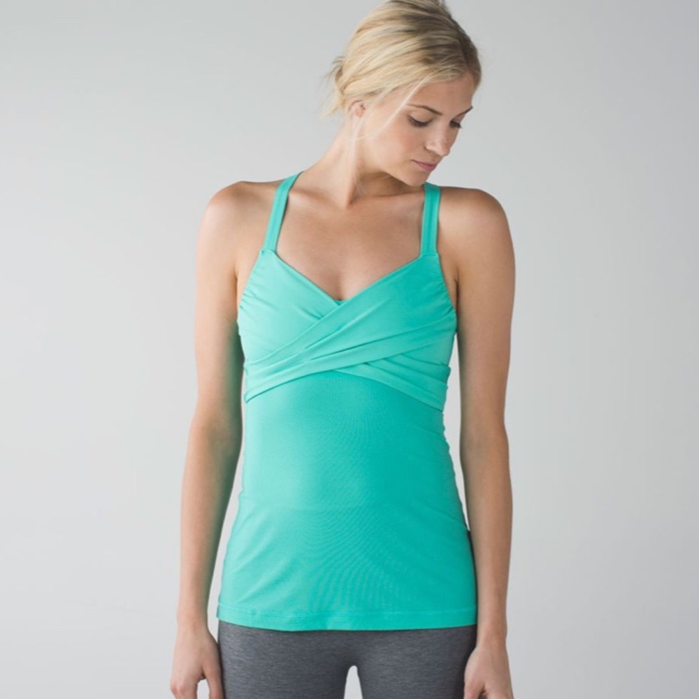 Lululemon athletic wrap tank top